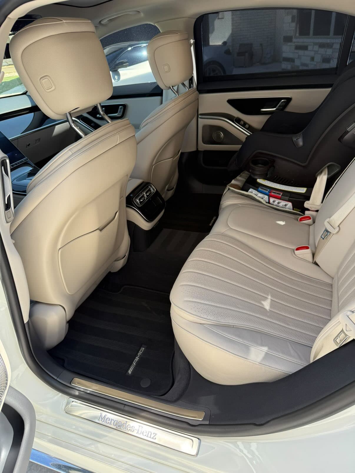 Mercedes S-Class interior detail